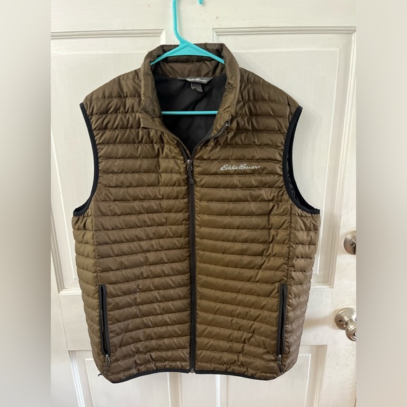 Eddie Bauer 650 Mens Brown Vest Size L - Picture 1 of 6